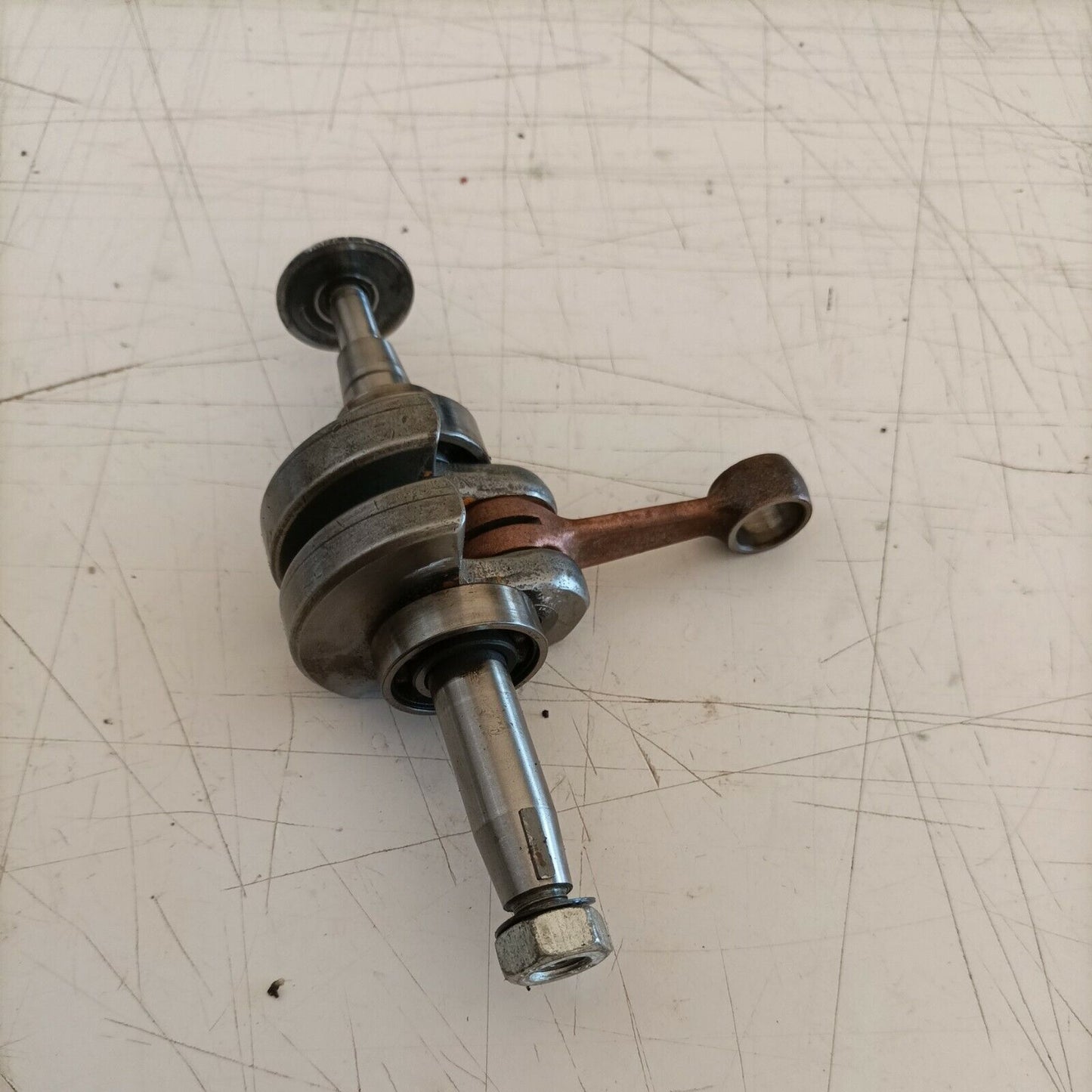 MOTOSEGA OLEO MAC 350 NORMALE ALBERO MOTORE originale COMPLETO ricambi usati