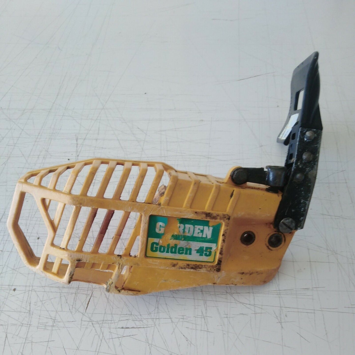 ricambio usato CARTER CATENA FRENO coperchio FRIZIONE MOTOSEGA CASTOR ALPINA 45