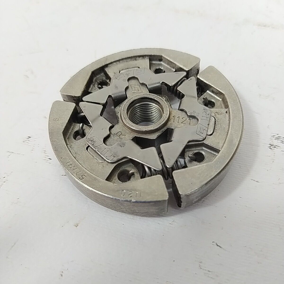 FRIZIONE completa PER MOTOSEGA STIHL 025 MS 170 014103 ORIGINALE ricambi usati