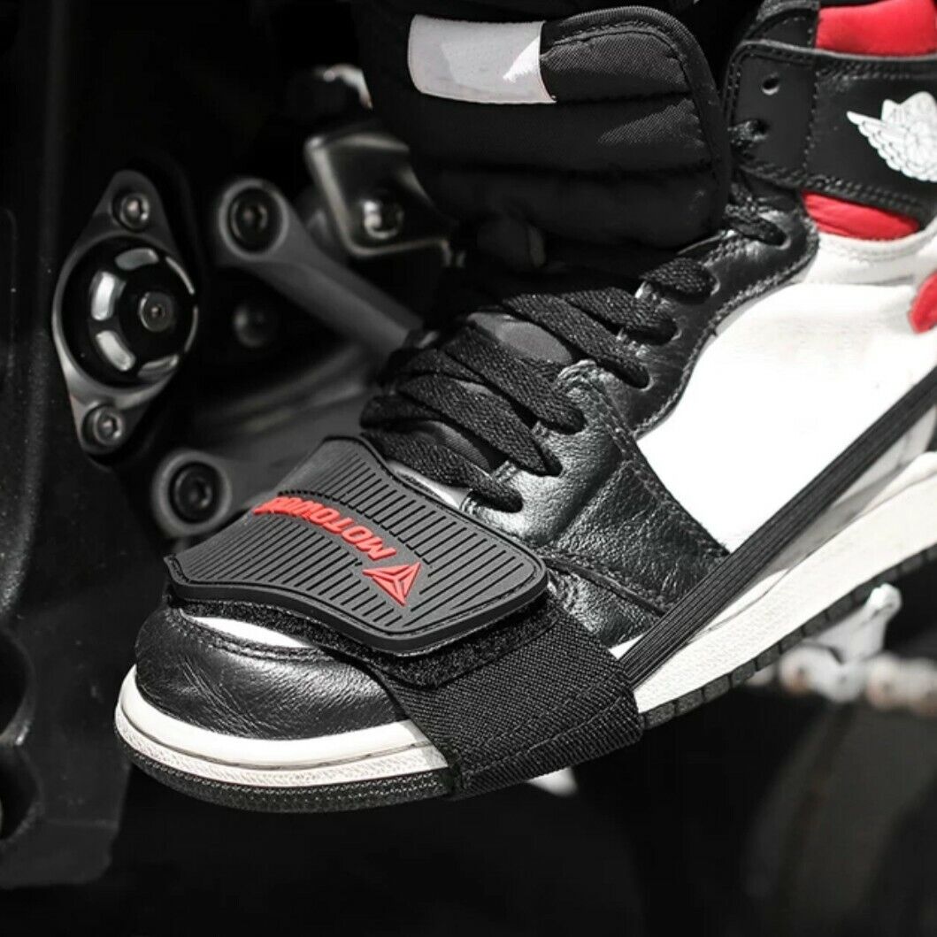 PROTEZIONE SCARPE COVER COPRI SCARPE SHOE MOTOWOLF COLORE NERO E ROSSO