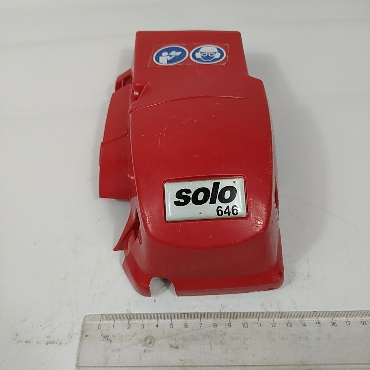 COPERCHIO COPRI MOTORE CILINDRO originale per motosega SOLO 646 ricambi usati