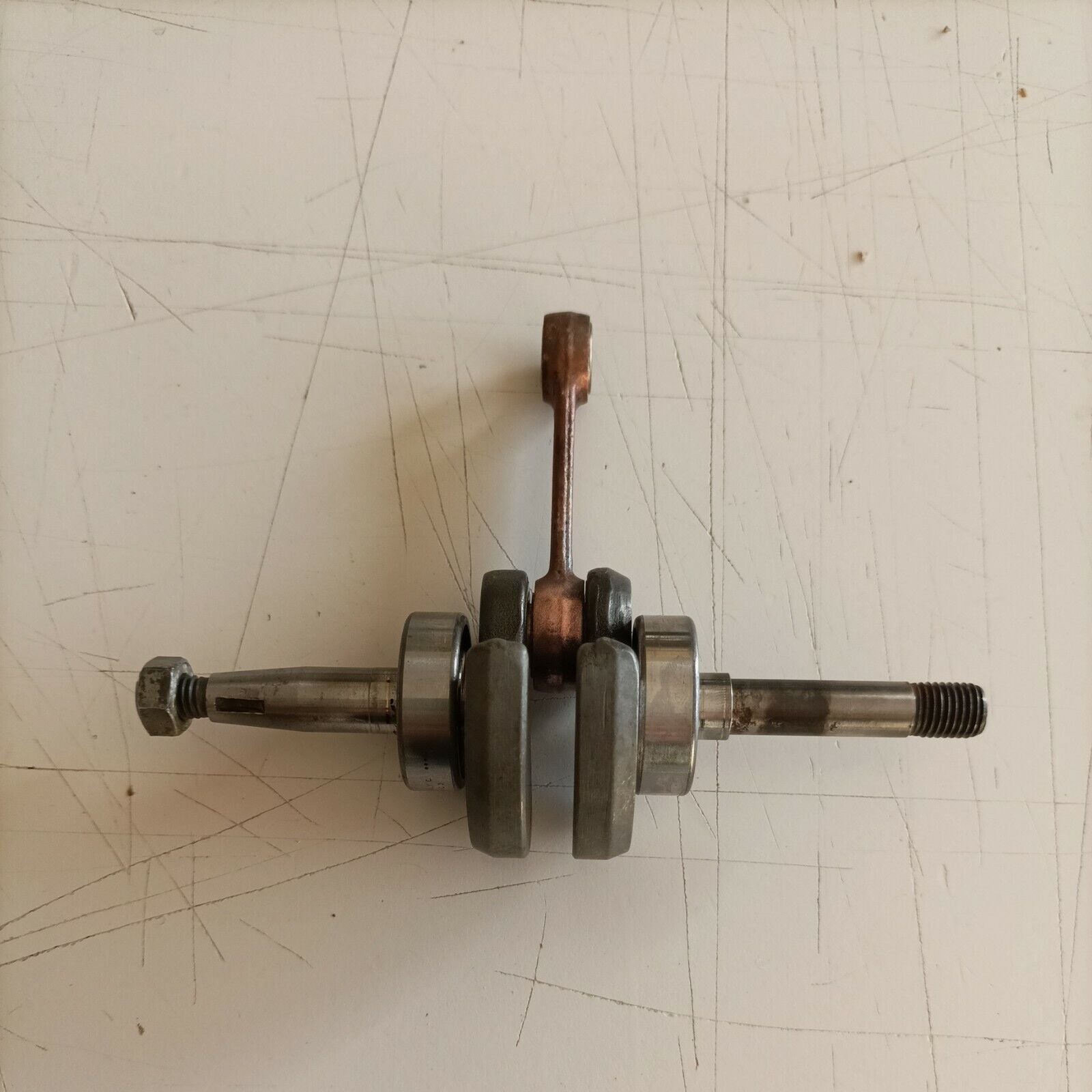ricambio usato ALBERO MOTORE ORIGINALE PER MOTOSEGA CASTOR ALPINA  45