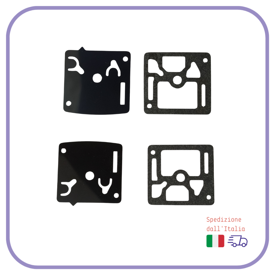 kit MEMBRANA carburatore motosega per HUSQVARNA 340 350 345 345E 340E 346 353