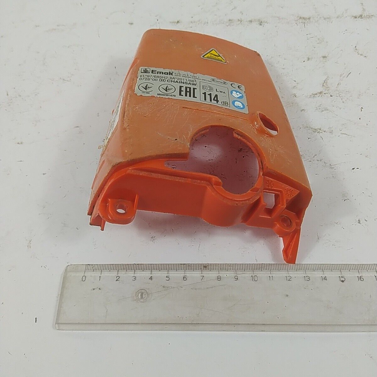 COPERCHIO SUPERIORE COPRI MOTORE per motosega OLEO MAC GS 440 ricambi usati