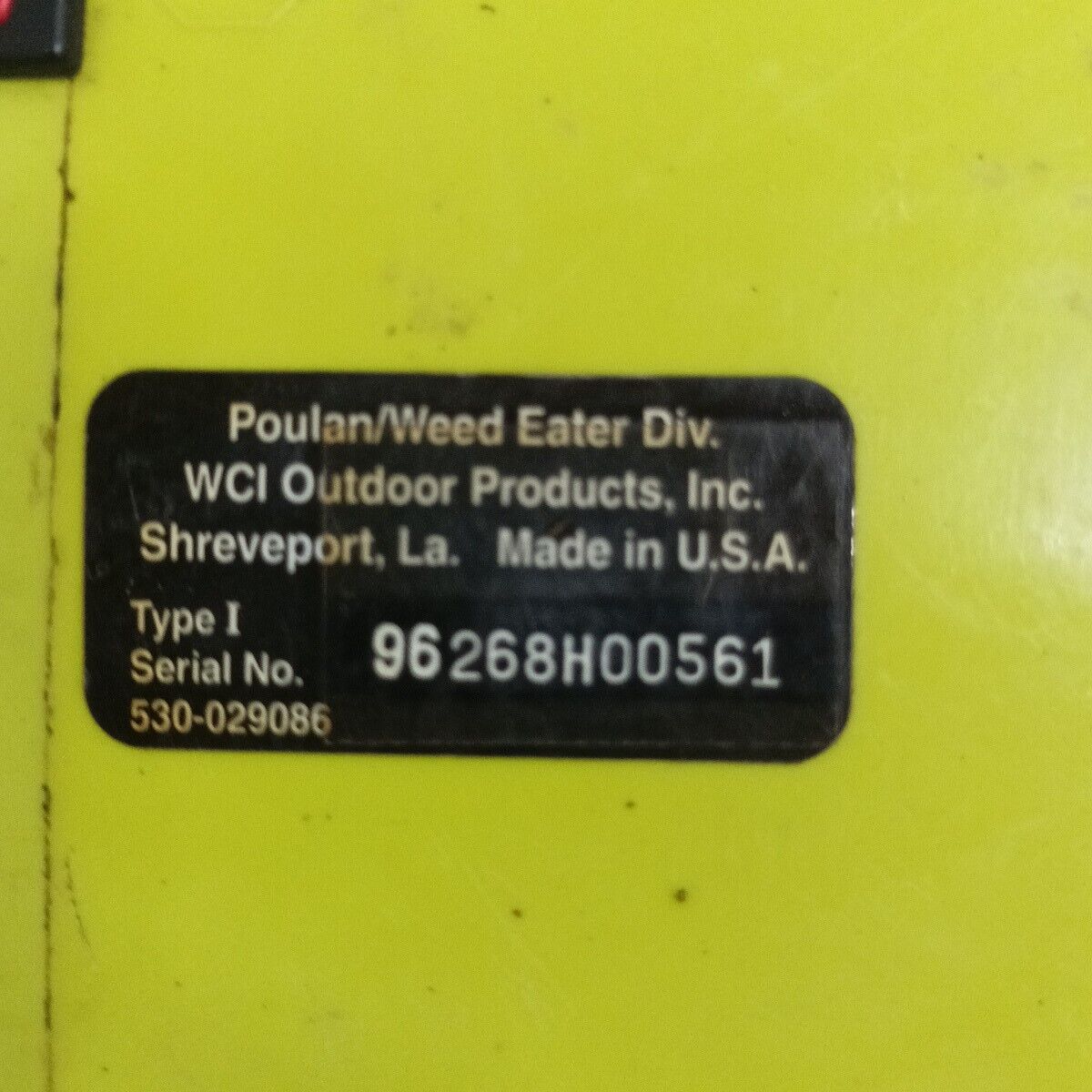 Ricambio MANIGLIA MANICO IMPUGNATURA COMANDI GAS PER MOTOSEGA POULAN usato