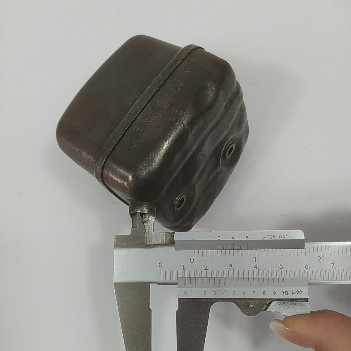 MARMITTA SILENZIATORE TERMINALE SCARICO per motosega HUSQVARNA 51 ricambio usato