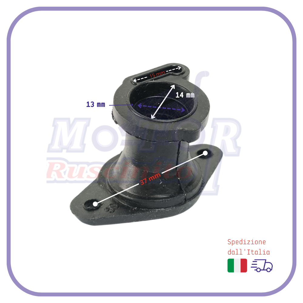 COLLETTORE di aspirazione carburatore per MOTOSEGA raccordo 25 cc zenoah cinese