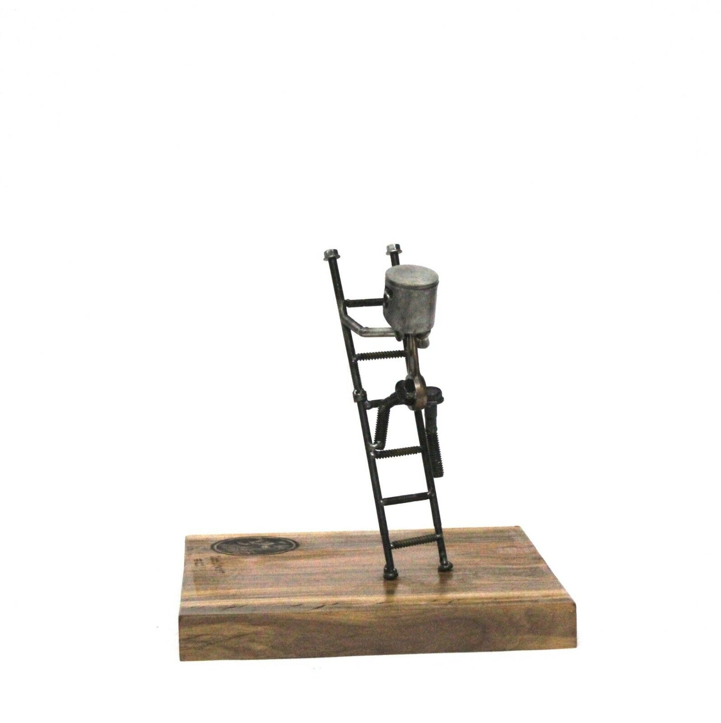 PICCOLA SCULTURA IN METALLO DI LUCIANO RUSCINITO IN ARTE DOTTDEXTER OPERA UNICA