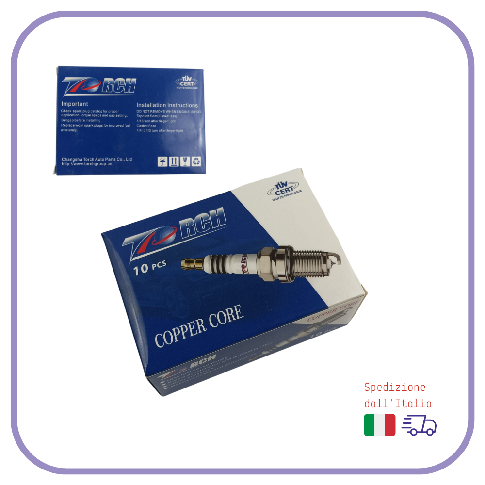 Ricambio CANDELA BM6A accensione per motosega decespugliatore taglia erba siepe
