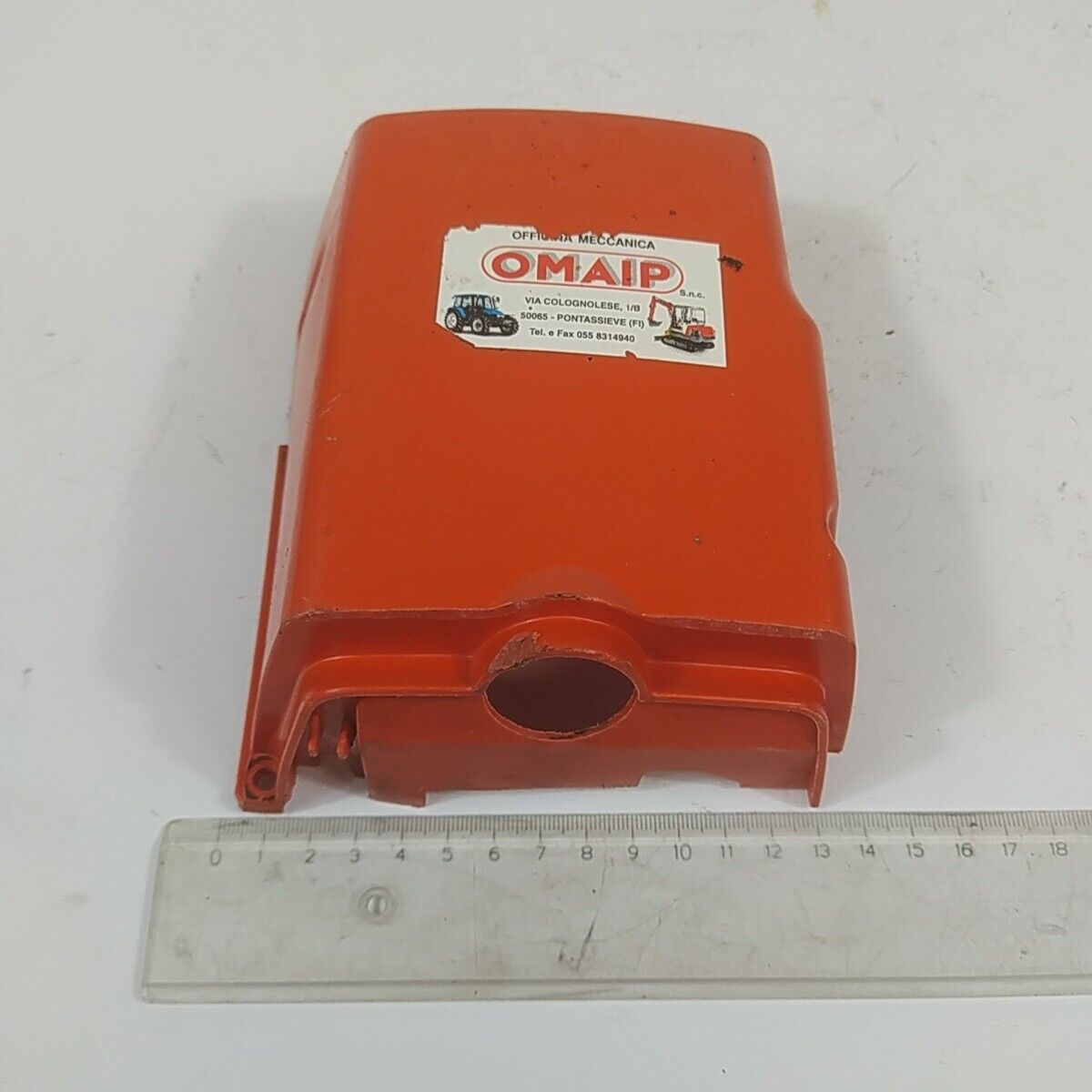 Ricambio per motosega CASTOR ALPINA 450 COPERCHIO MOTORE copri cilindro usato