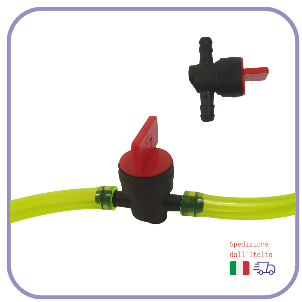 Ricambio RUBINETTO SERBATOIO CARBURANTE benzina per generatore 8 mm universale