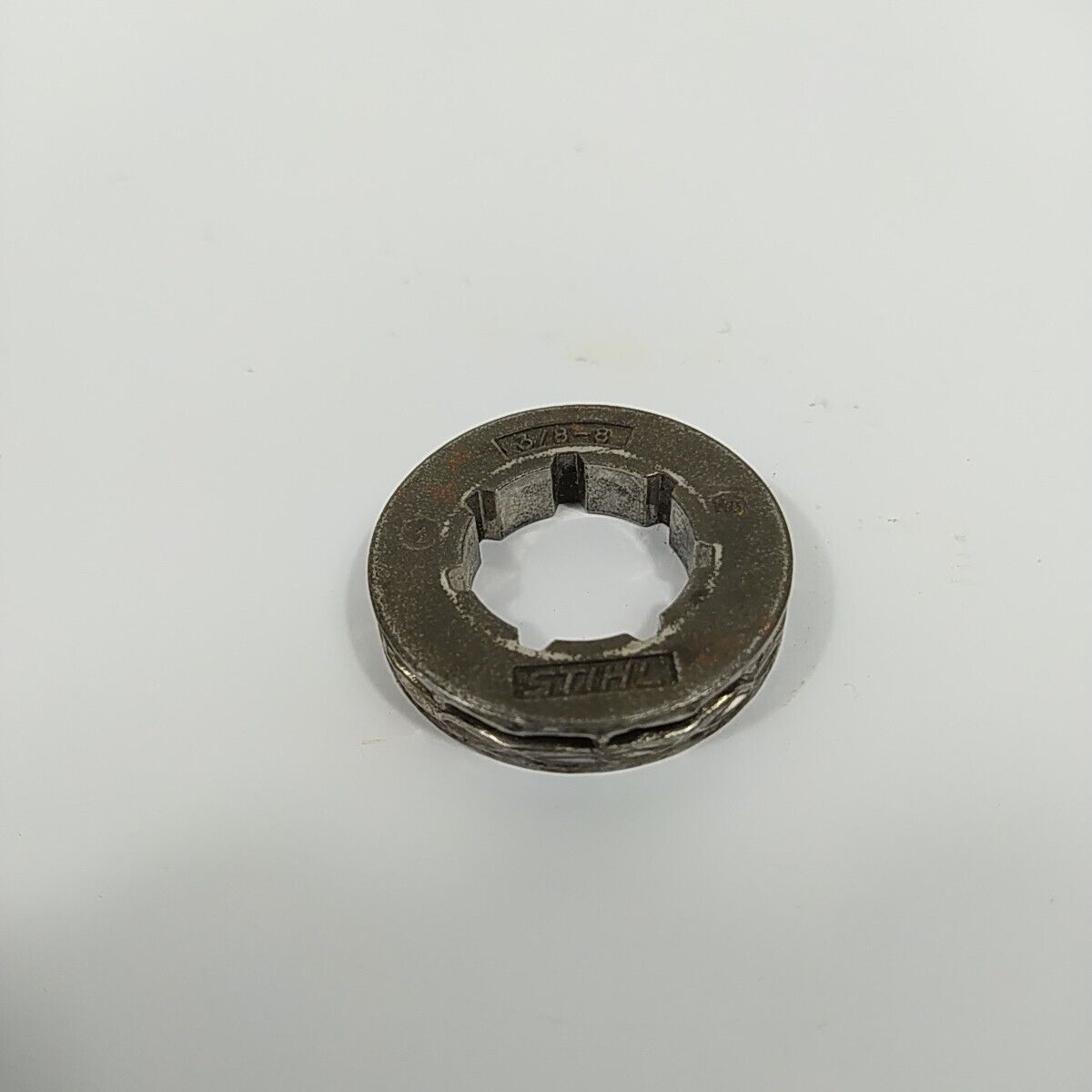 ROCCHETTO CAMPANA FRIZIONE CATENA 3/8-8 PER MOTOSEGA STIHL ricambi usati