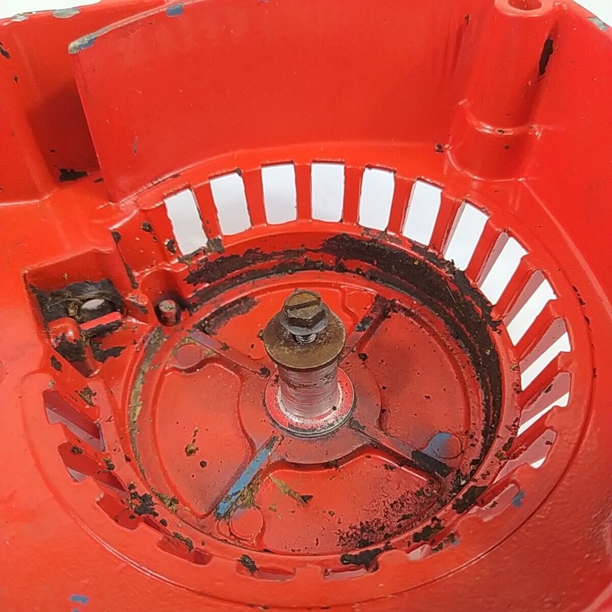 COPERCHIO E PULEGGIA avviamento PER MOTOSEGA HOMELITE SUPER XL ricambi usati