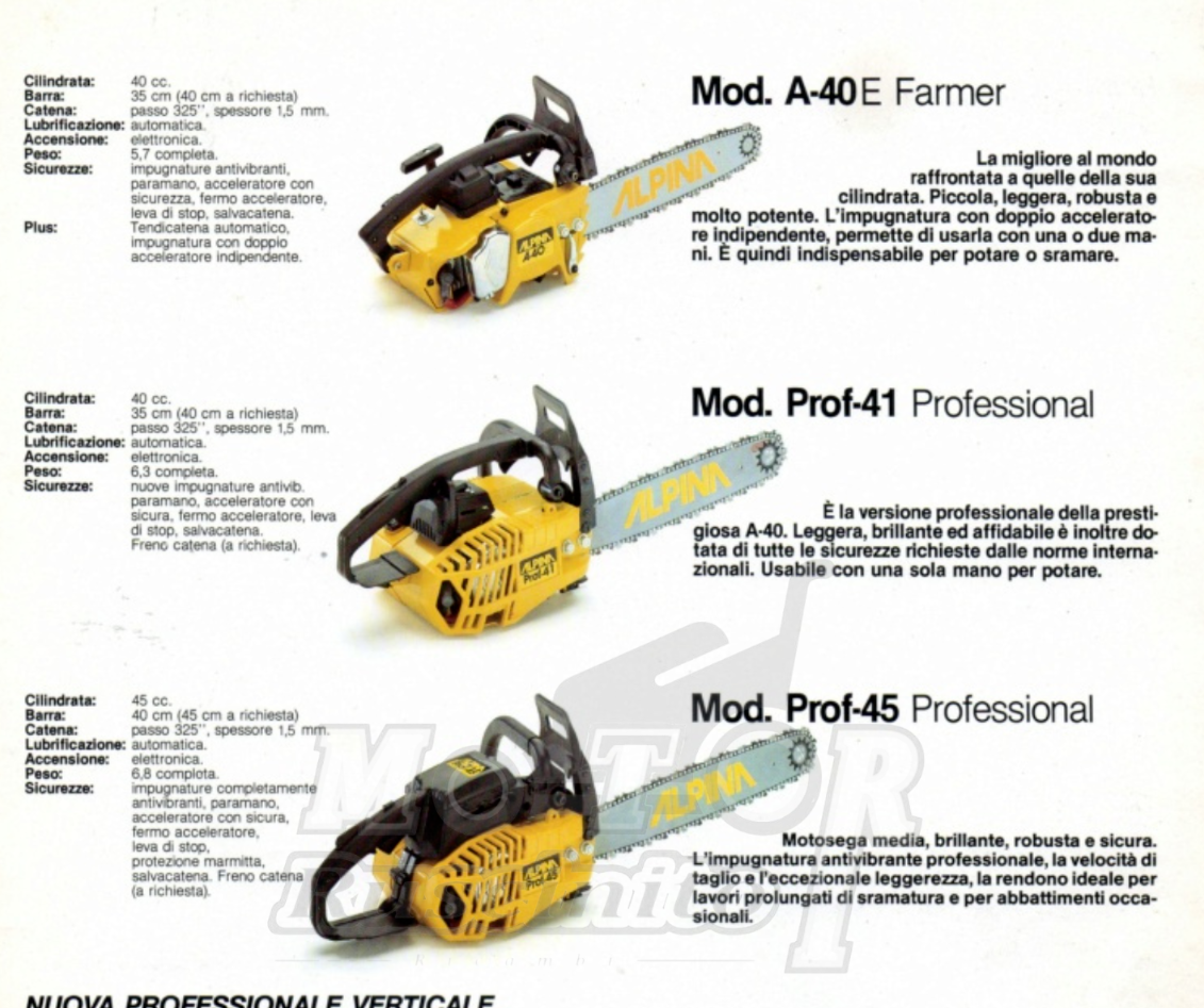 Ricambio bullone DADO ALBERO MOTORE per motosega ALPINA A45 Castor CP 45 usato