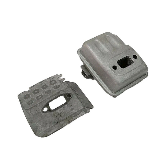 MARMITTA COMPLETA DI GUARNIZIONE per decespugliatore ECHO SRM 2455 ricambi usati
