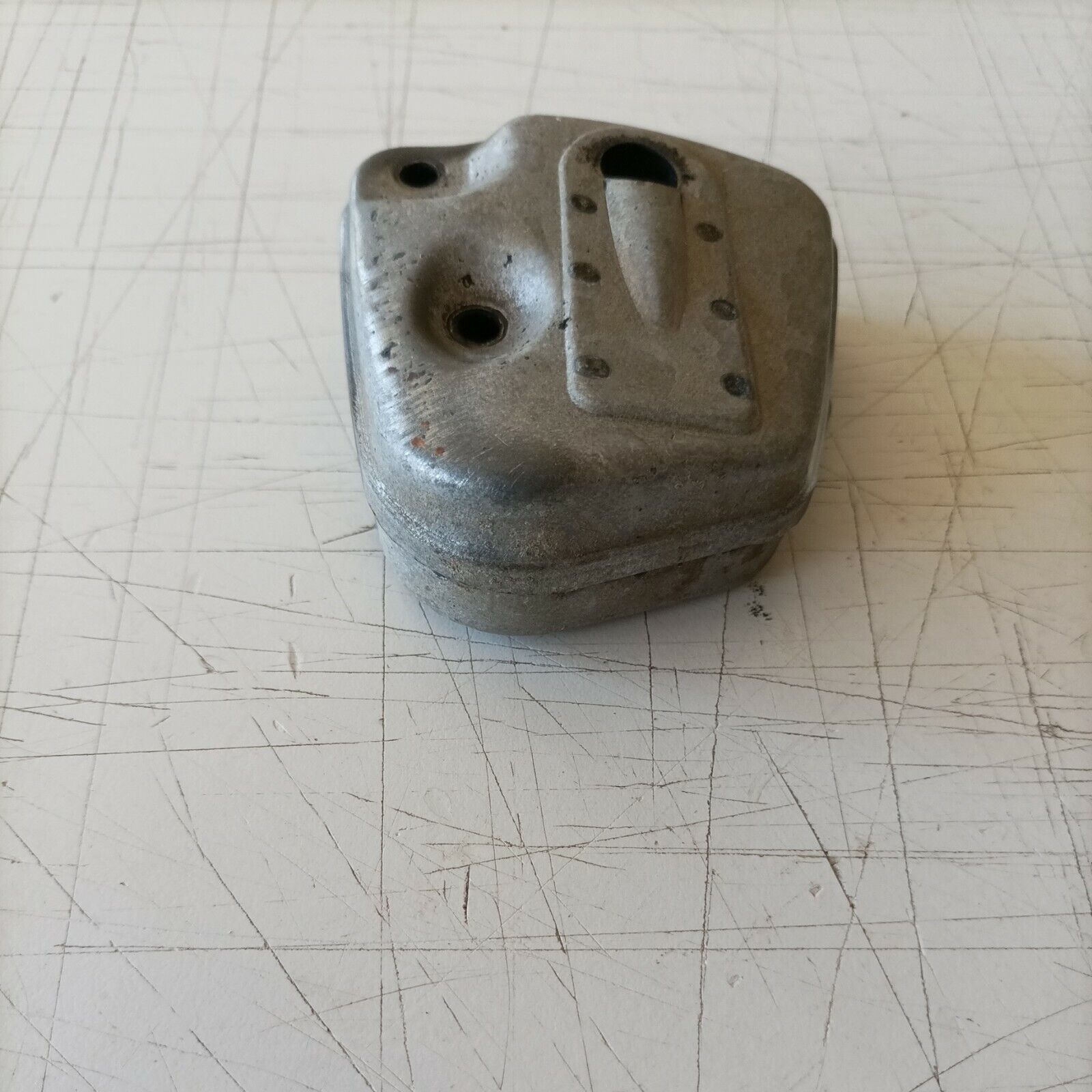 marmitta TERMINALE ORIGINALE PER MOTOSEGA SANDRIGARDEN MTD CS 36 ricambi usati