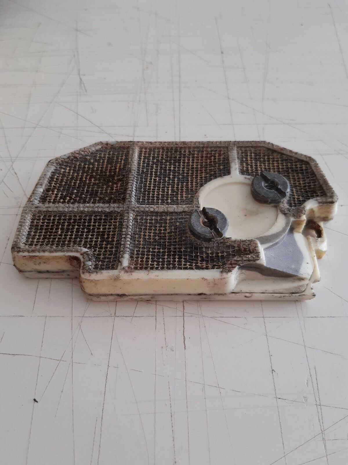 MOTOSEGA PARTNER R421 scatola FILTRO ARIA COMPLETA ricambi usati