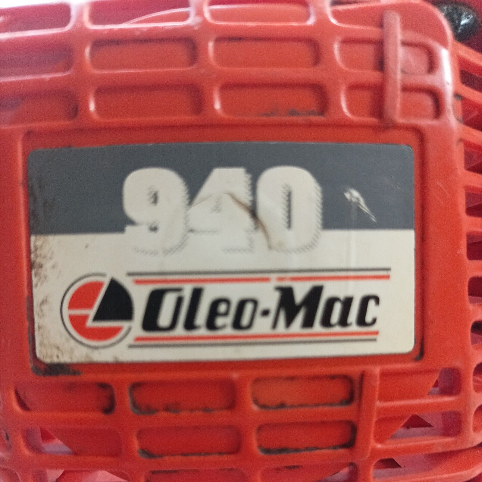 FRENO CATENA protezione BLOCCO PER MOTOSEGA EMAK OLEOMAC 940 940C ricambi usati