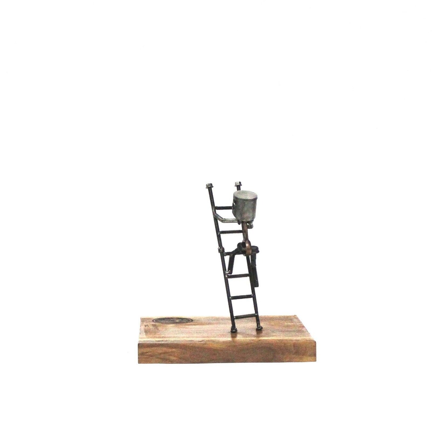 PICCOLA SCULTURA IN METALLO DI LUCIANO RUSCINITO IN ARTE DOTTDEXTER OPERA UNICA