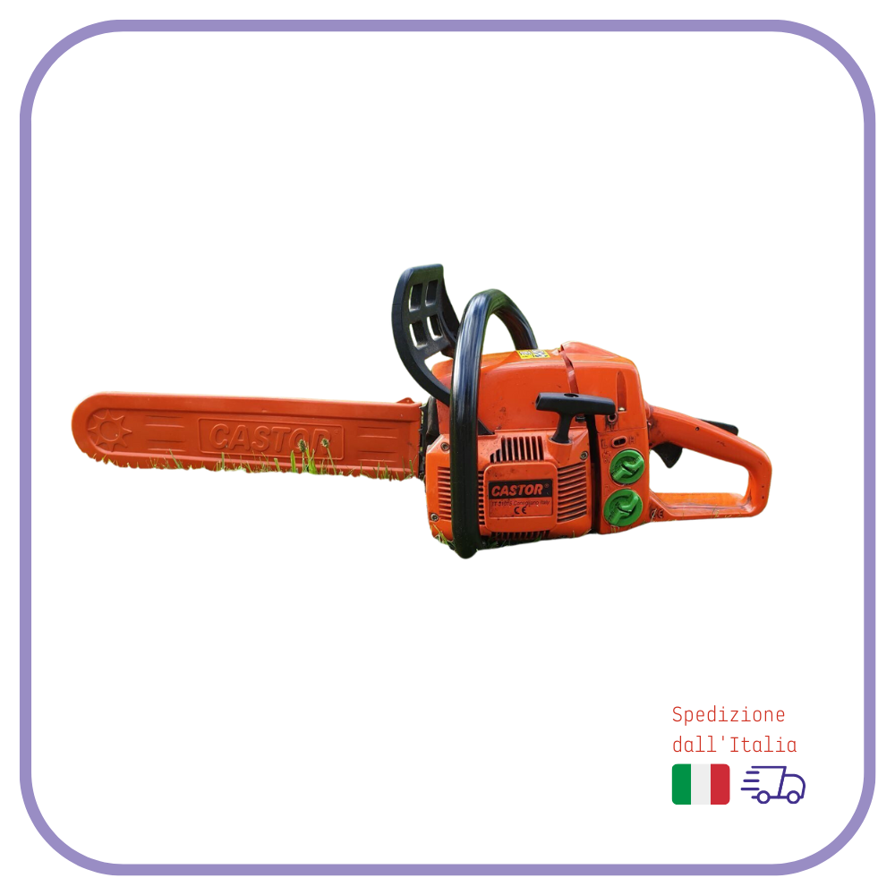 motosega CASTOR ALPINA 450 ricambio COPERCHIO di AVVIAMENTO trascinatore Usato