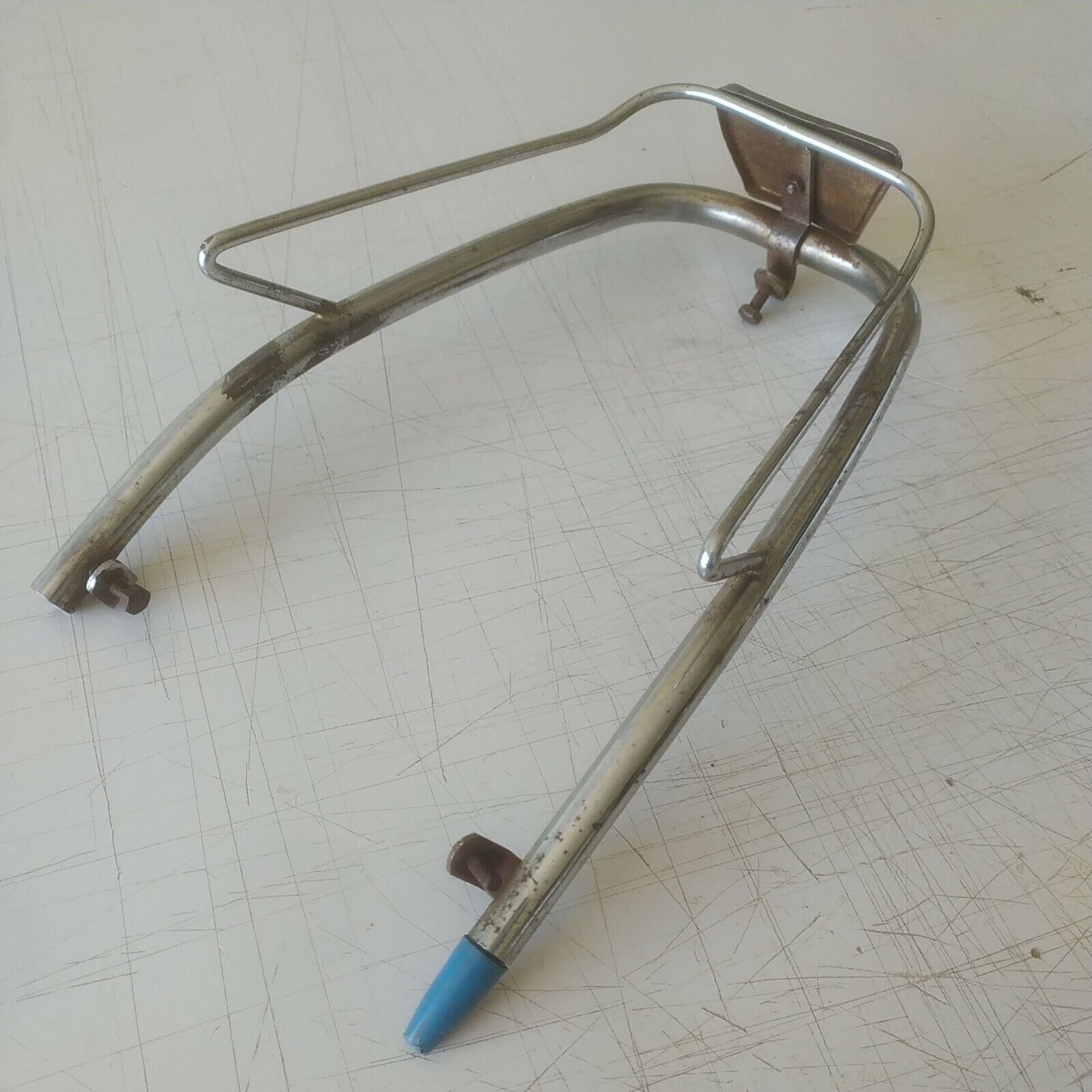 PARAURTI CROMATO PARAFANGO anteriore VESPA 50 90 125 ricambi usati