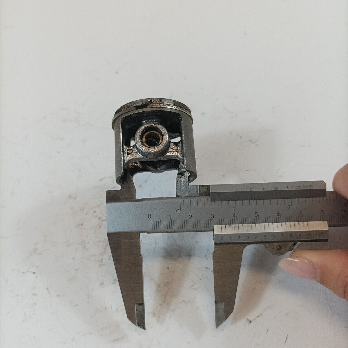 CILINDRO E PISTONE PER MOTOSEGA ALPINA CASTOR P34 TR350 PR350 d 38 ricambi usati