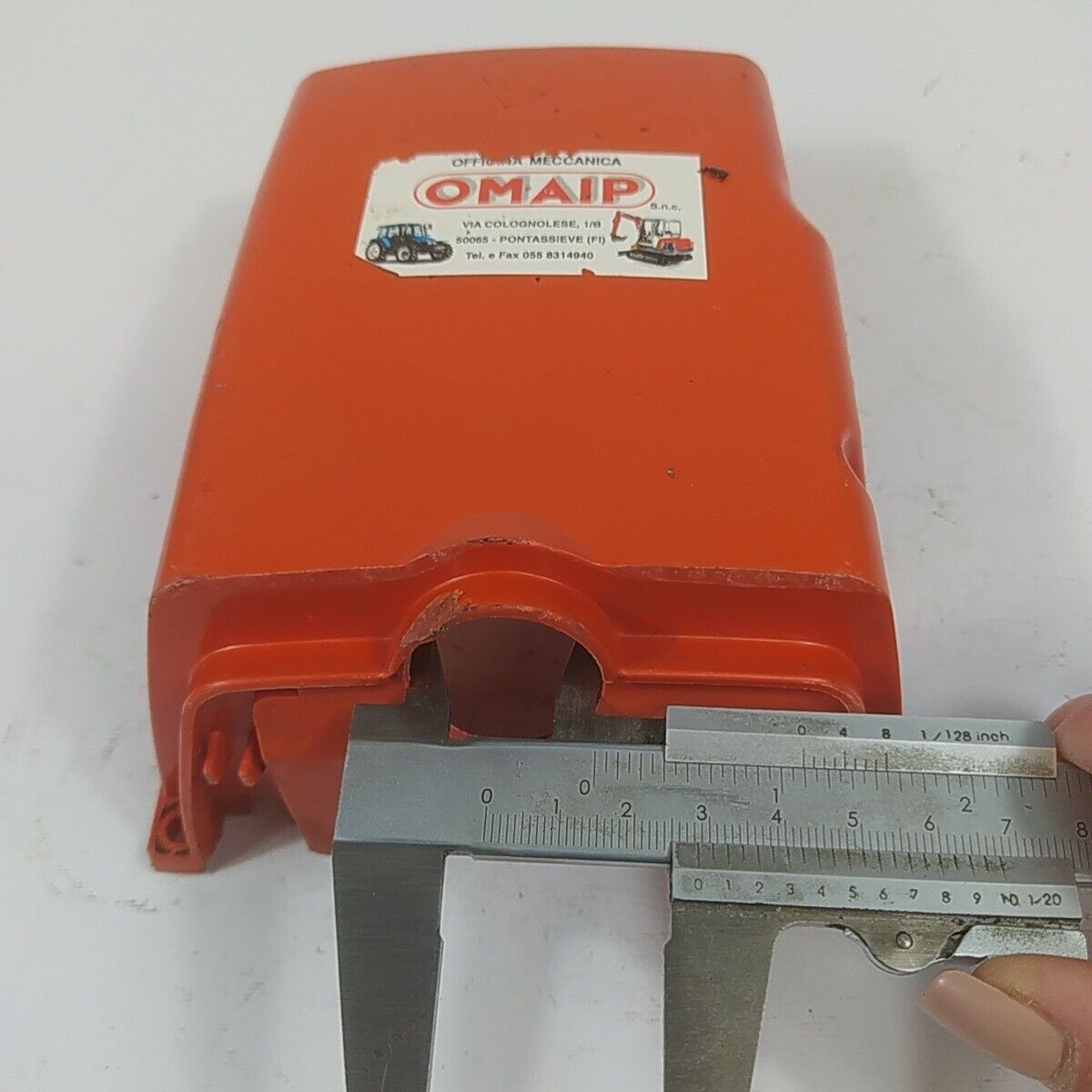 Ricambio per motosega CASTOR ALPINA 450 COPERCHIO MOTORE copri cilindro usato