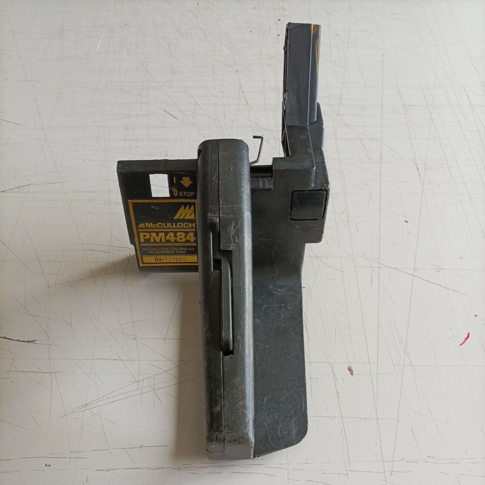 IMPUGNATURA manico comando ACCELERATORE MOTOSEGA MCCULLOCH PM 484 ricambi usati