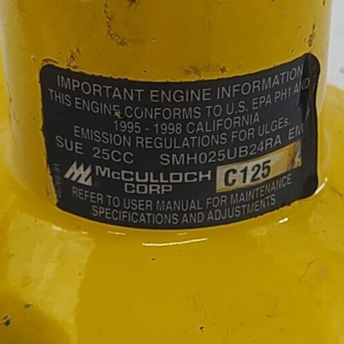 Ricambio SERBATOIO CARBURANTE benzina usato per DECESPUGLIATORE MCCULLOCH GT 50