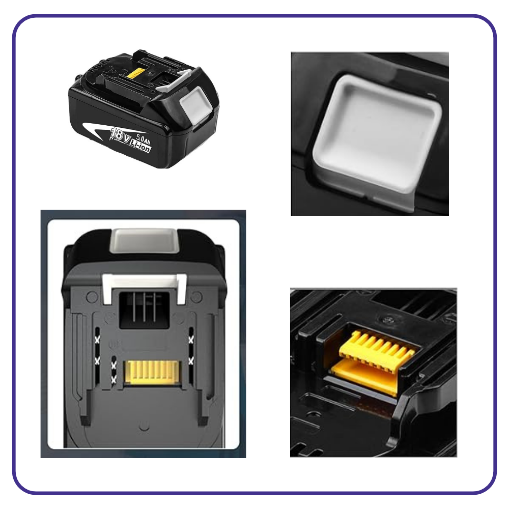 batterie BATTERIA per MAKITA 18V 5h 5AH NON ORIGINALE trapano e avvitatore