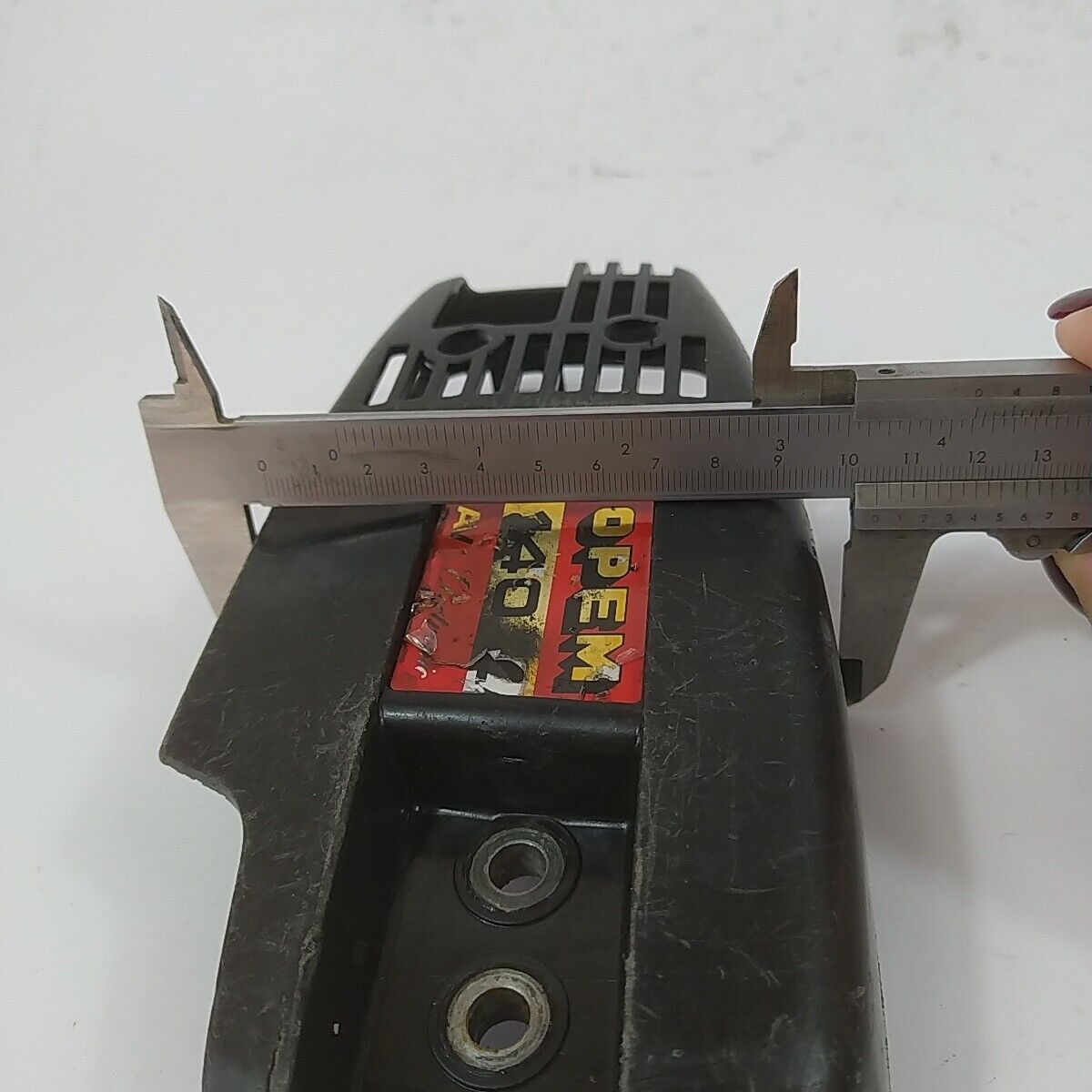 MOTOSEGA OPEM 140 Z AVE ELECTRONIC coperchio FRIZIONE CATENA SILENZIATORE usato