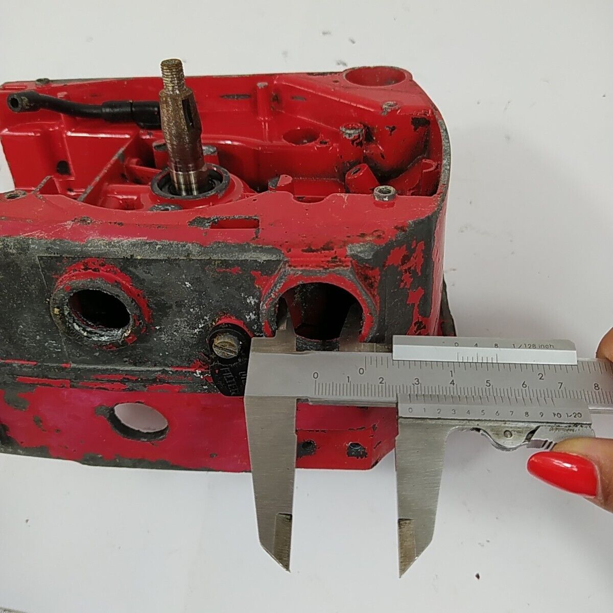 CARTER basamento ALBERO MOTORE PER MOTOSEGA OPEM JOLLY 155 ricambi usati