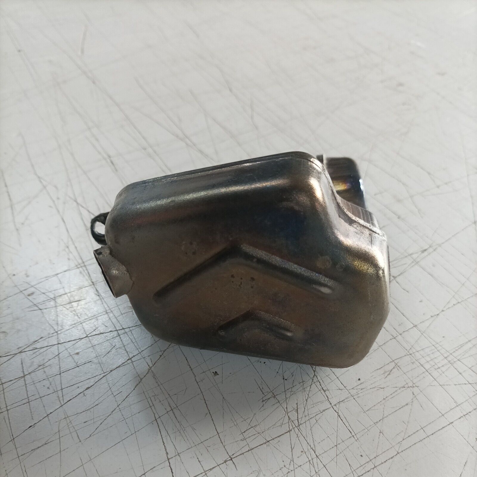 silenziatore marmitta DI SCARICO PER MOTOSEGA ALPINA 45 Castor ricambi usati