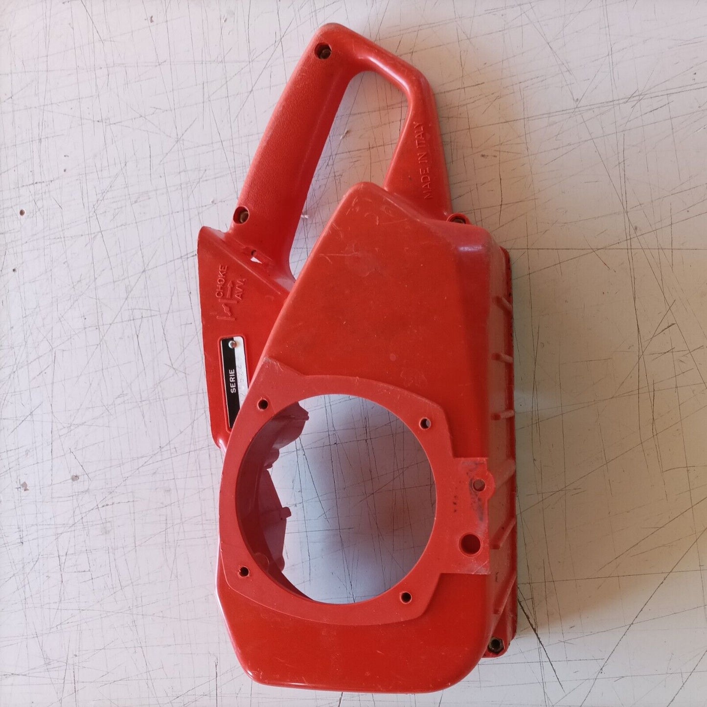 TELAIO CARCASSA COPERTURA MOTORE COMPLETA PER MOTOSEGA CASTOR 438