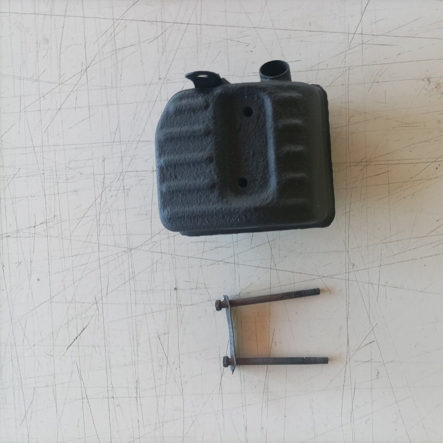 MOTOSEGA OLEO MAC 350 A SUPER MARMITTA terminale SILENZIATORE ricambi usati