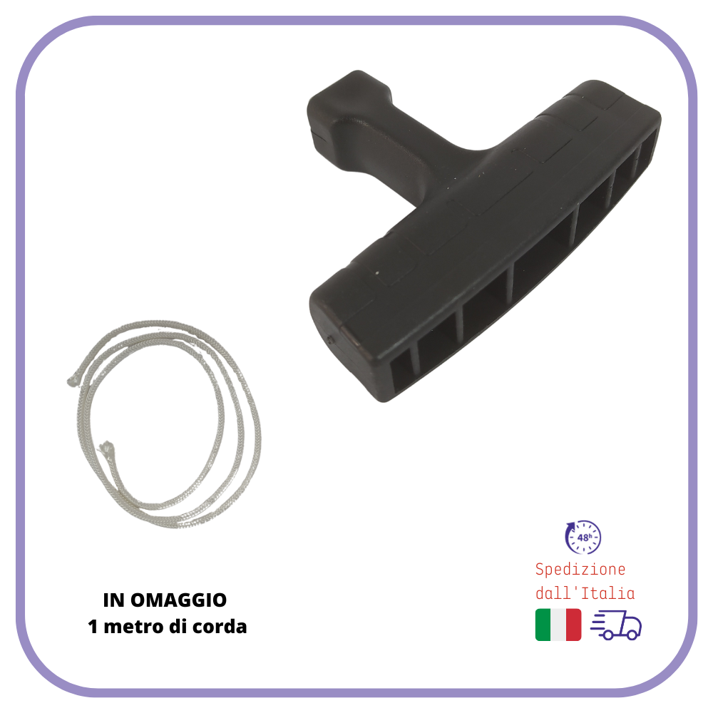 Ricambi MANIGLIA AVVIAMENTO A STRAPPO MOTOSEGA Husqvarna 55 61 340 345 346 XP