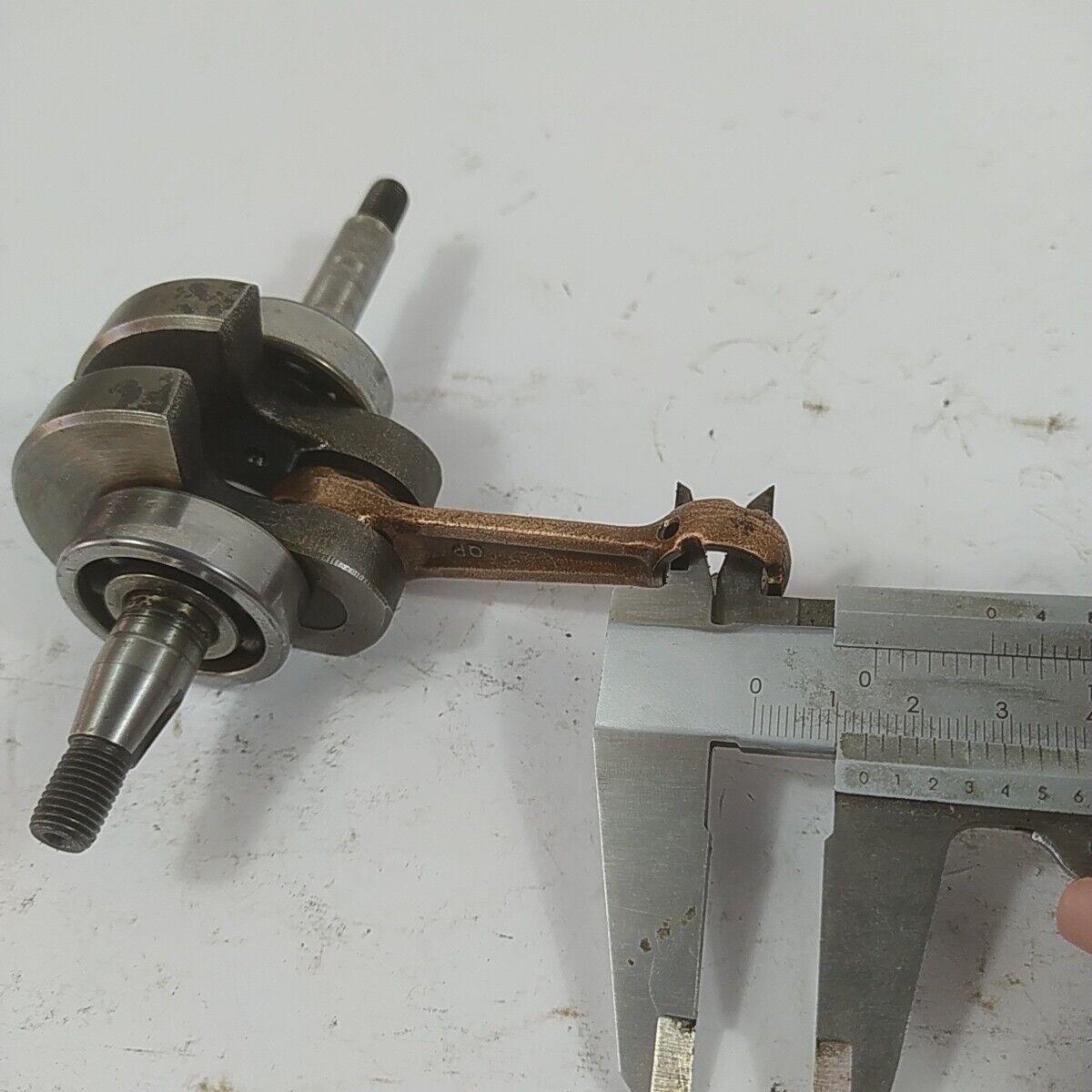 ALBERO MOTORE ORIGINALE per motosega OLEO MAC GS 440 ricambi usati