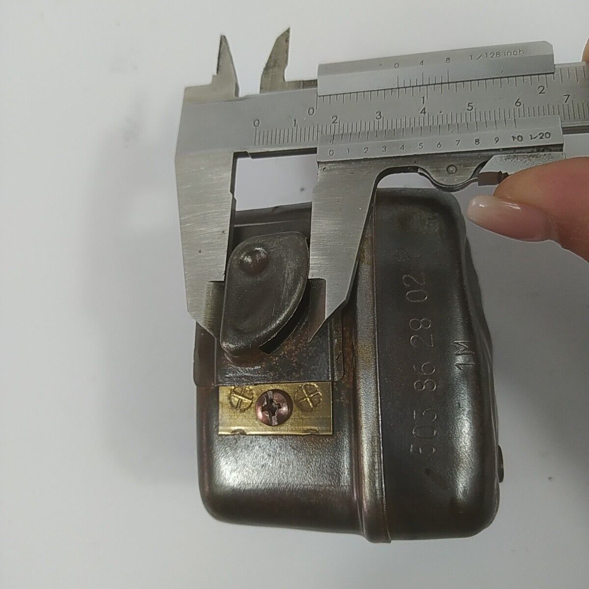 MARMITTA SILENZIATORE TERMINALE SCARICO per motosega HUSQVARNA 51 ricambio usato