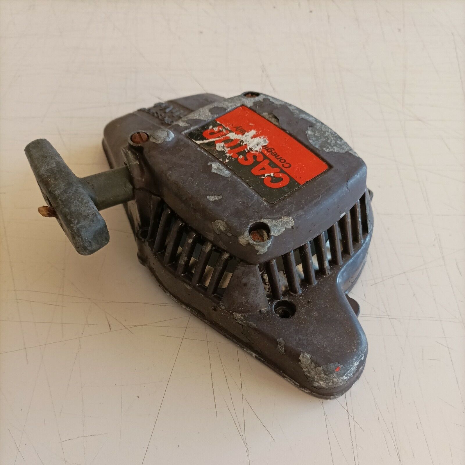 COPERCHIO AVVIAMENTO TRASCINATORE COMPLETO PER MOTOSEGA CASTOR ALPINA 55  65