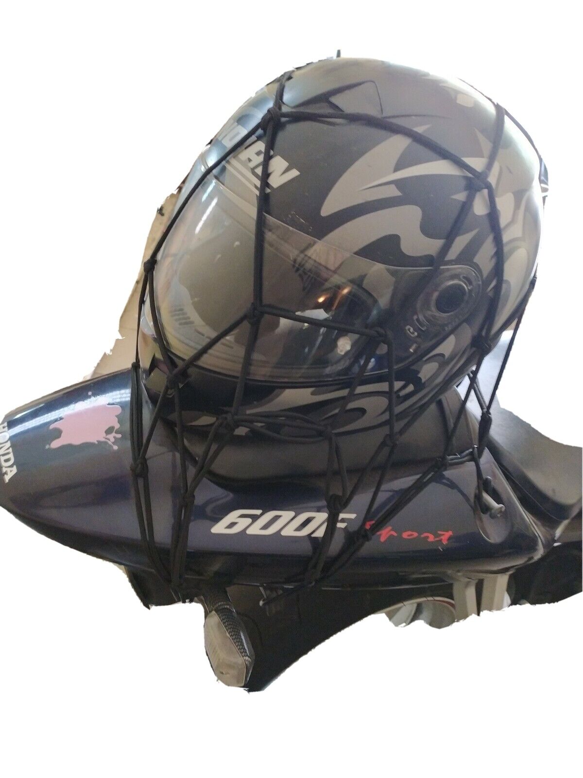 RETE ELASTICIZZATA RAGNO MOTO BICI SCOOTER NERO 90500 portapacchi