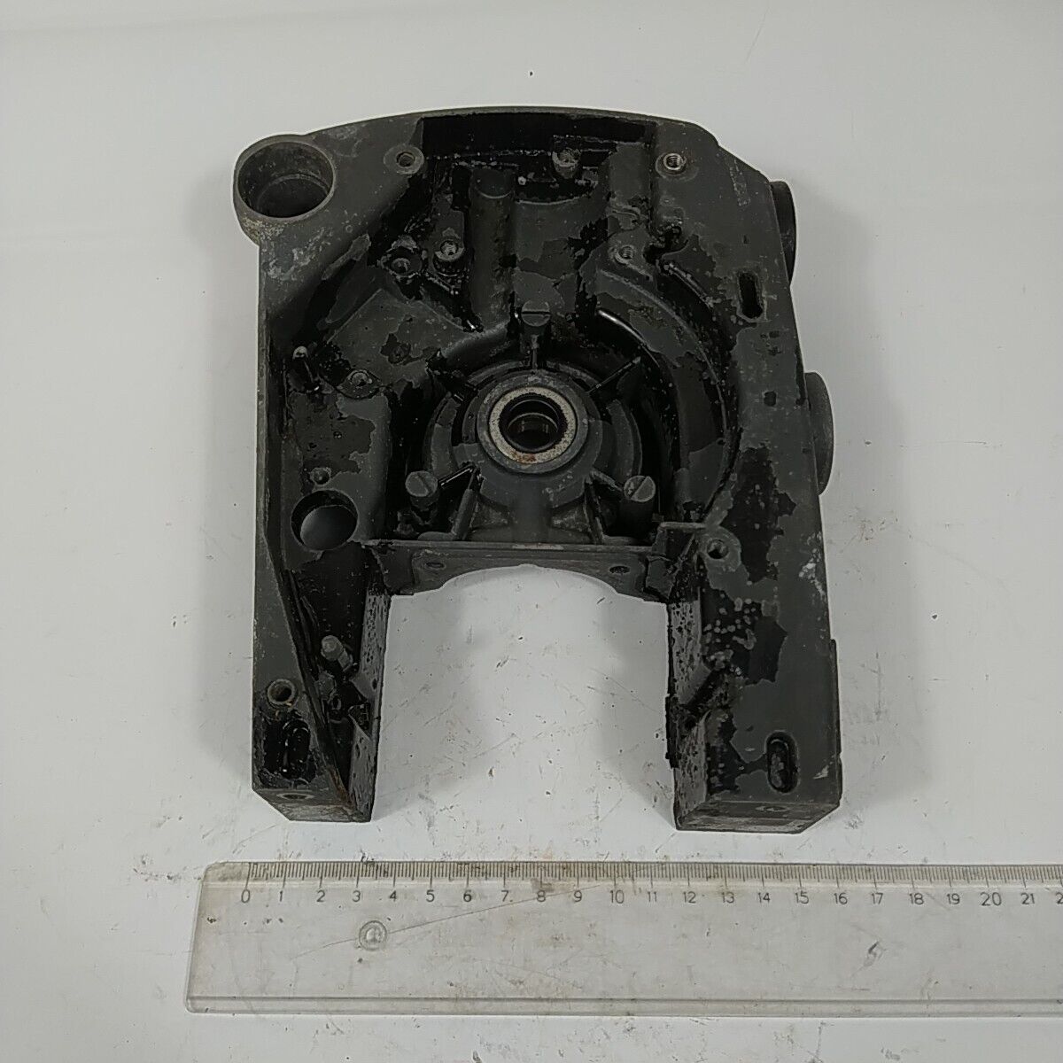 CARTER MOTORE lato sinistro VOLANO SX PER MOTOSEGA OPEM SUPER 157 ricambi usati