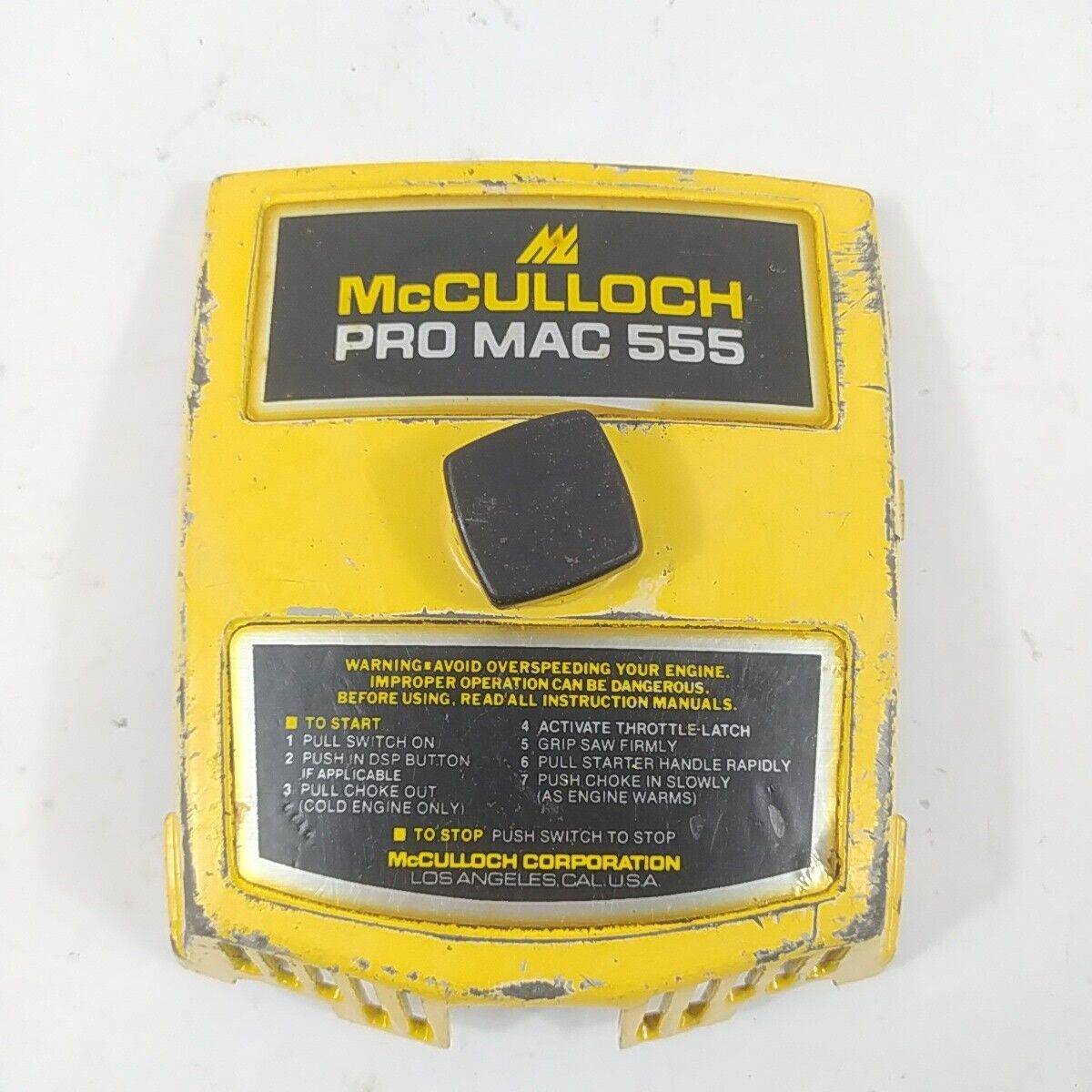 Ricambi COPERCHIO COPRÌ FILTRO ARIA PER MOTOSEGA MCCULLOCH PRO MAC 555 usati