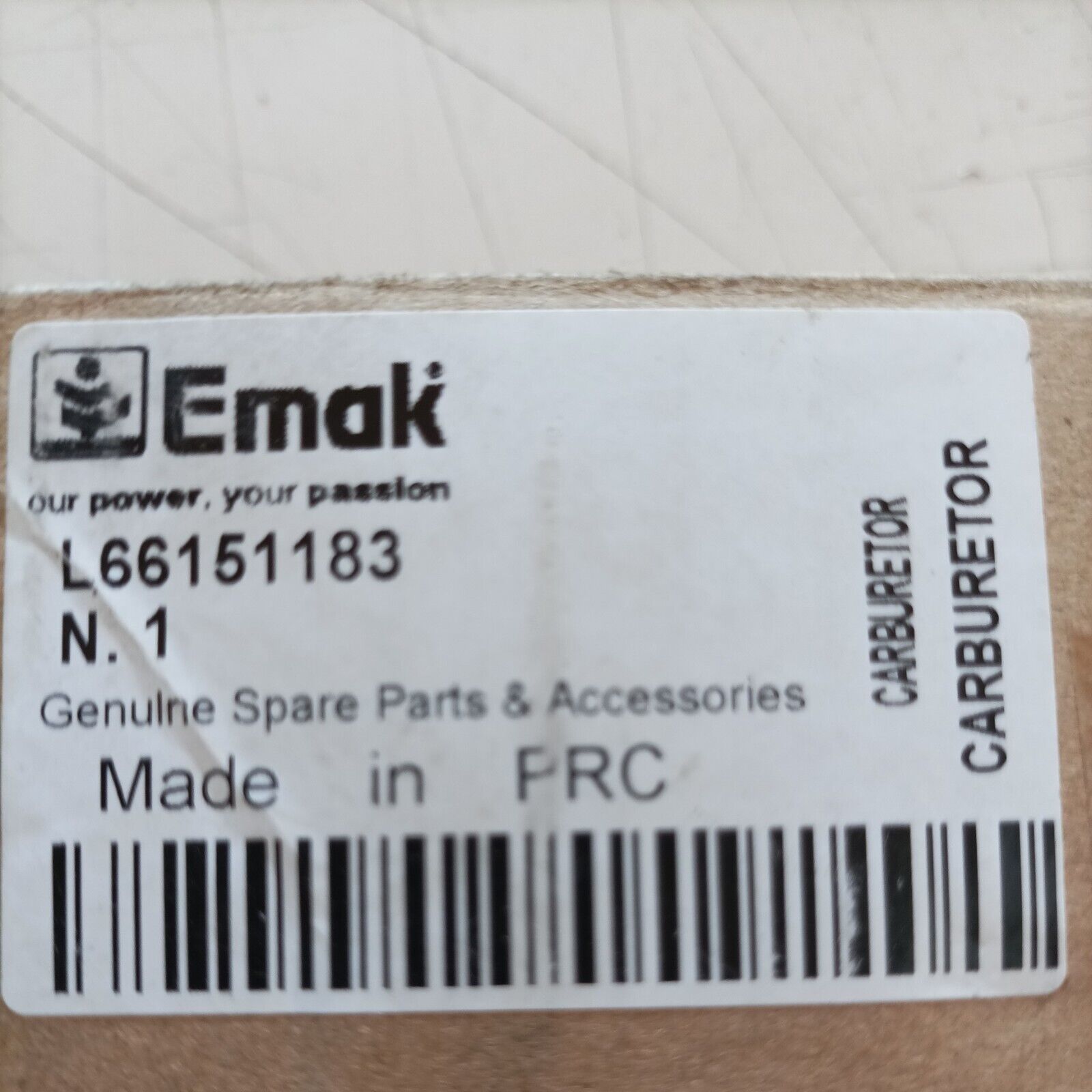 CARBURATORE HUAYI T361 170021012 L 66151183 PER RASAERBA EMAK k1250 usato