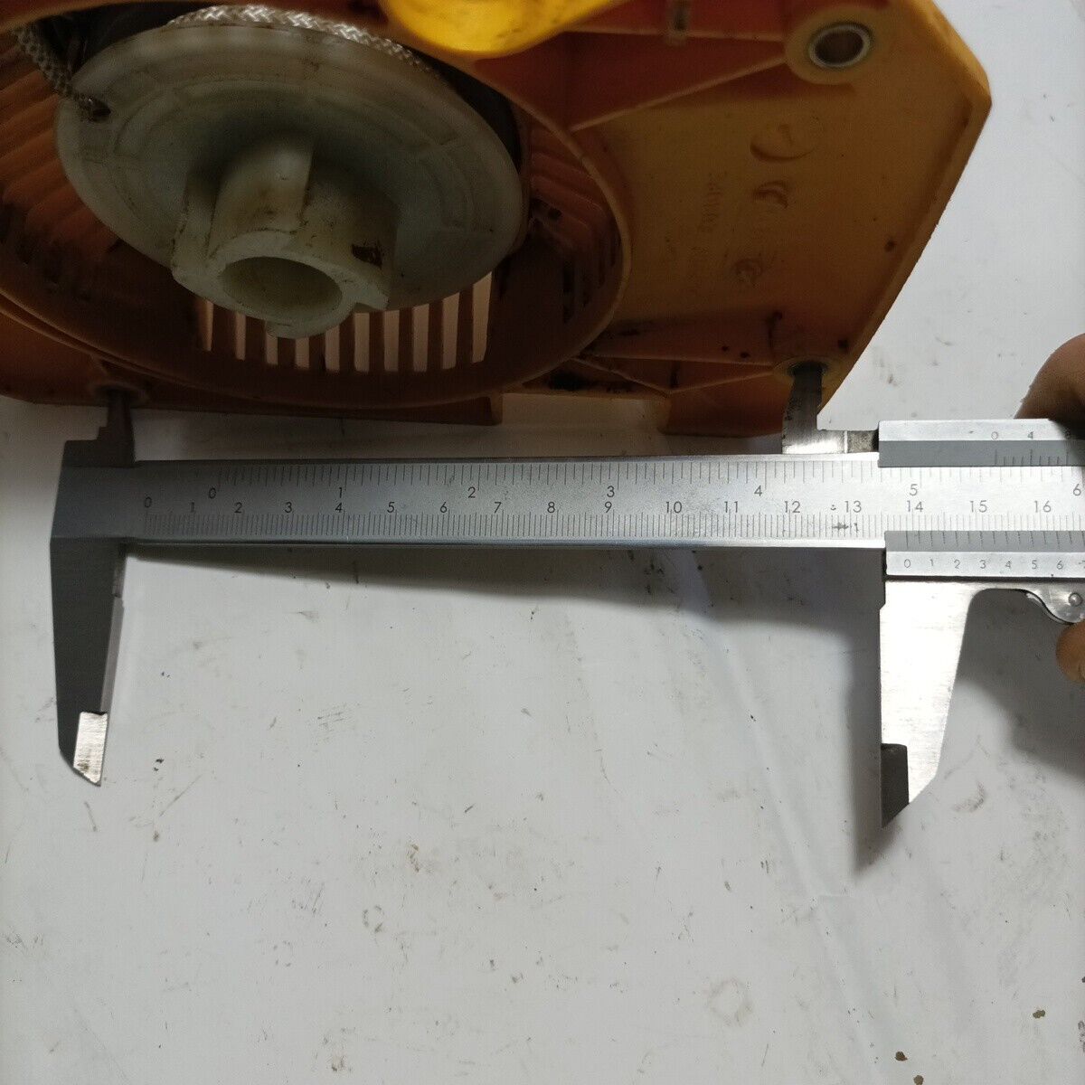 motosega ALPINA P- 400 COPERCHIO kit avviamento Autoavvolgente Ricambio Usato