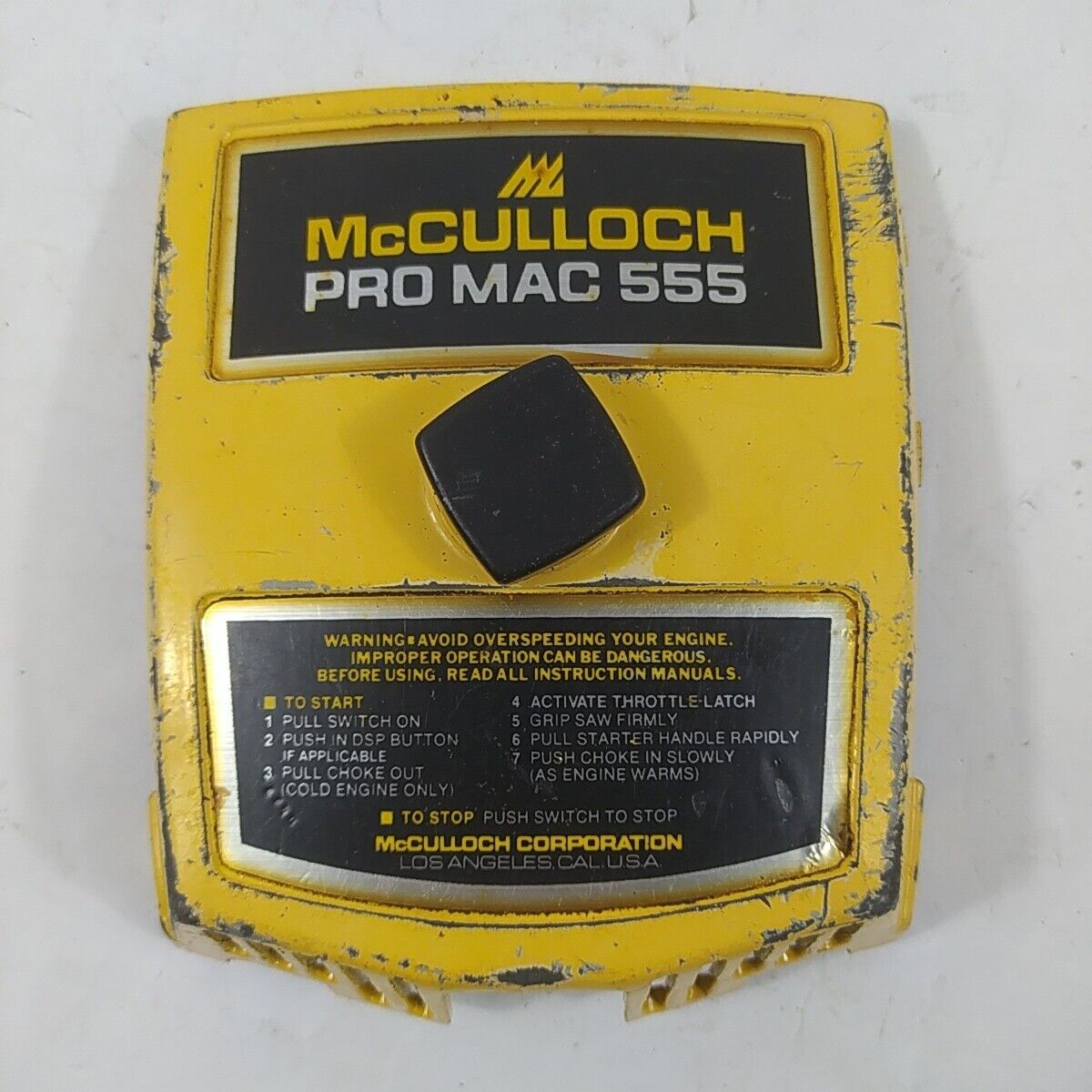 Ricambi COPERCHIO COPRÌ FILTRO ARIA PER MOTOSEGA MCCULLOCH PRO MAC 555 usati