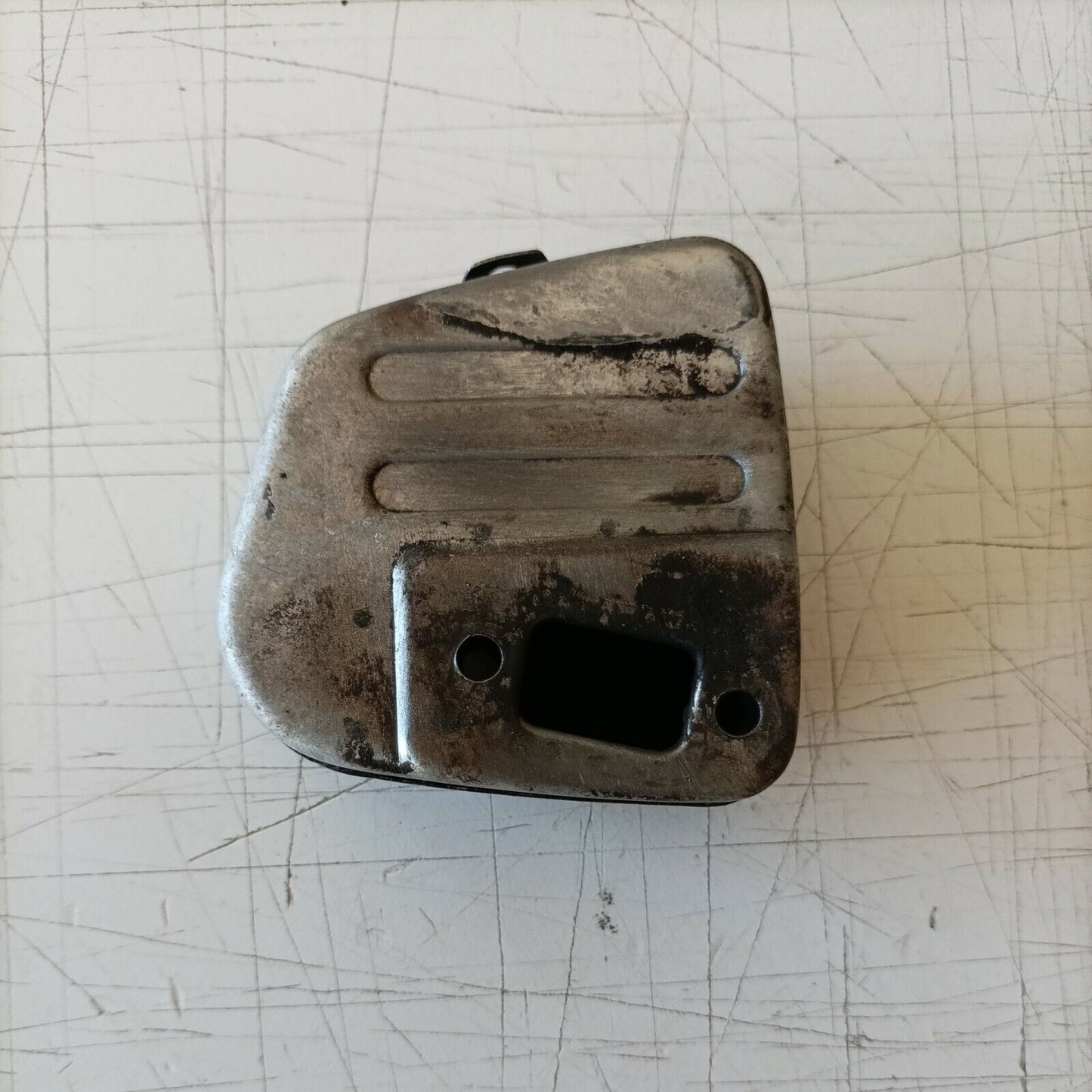 marmitta TERMINALE ORIGINALE PER MOTOSEGA SANDRIGARDEN MTD CS 36 ricambi usati