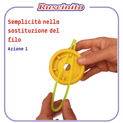 TESTINA testa FILO ricambio per DECESPUGLIATORE tagliaerba universale e stihl