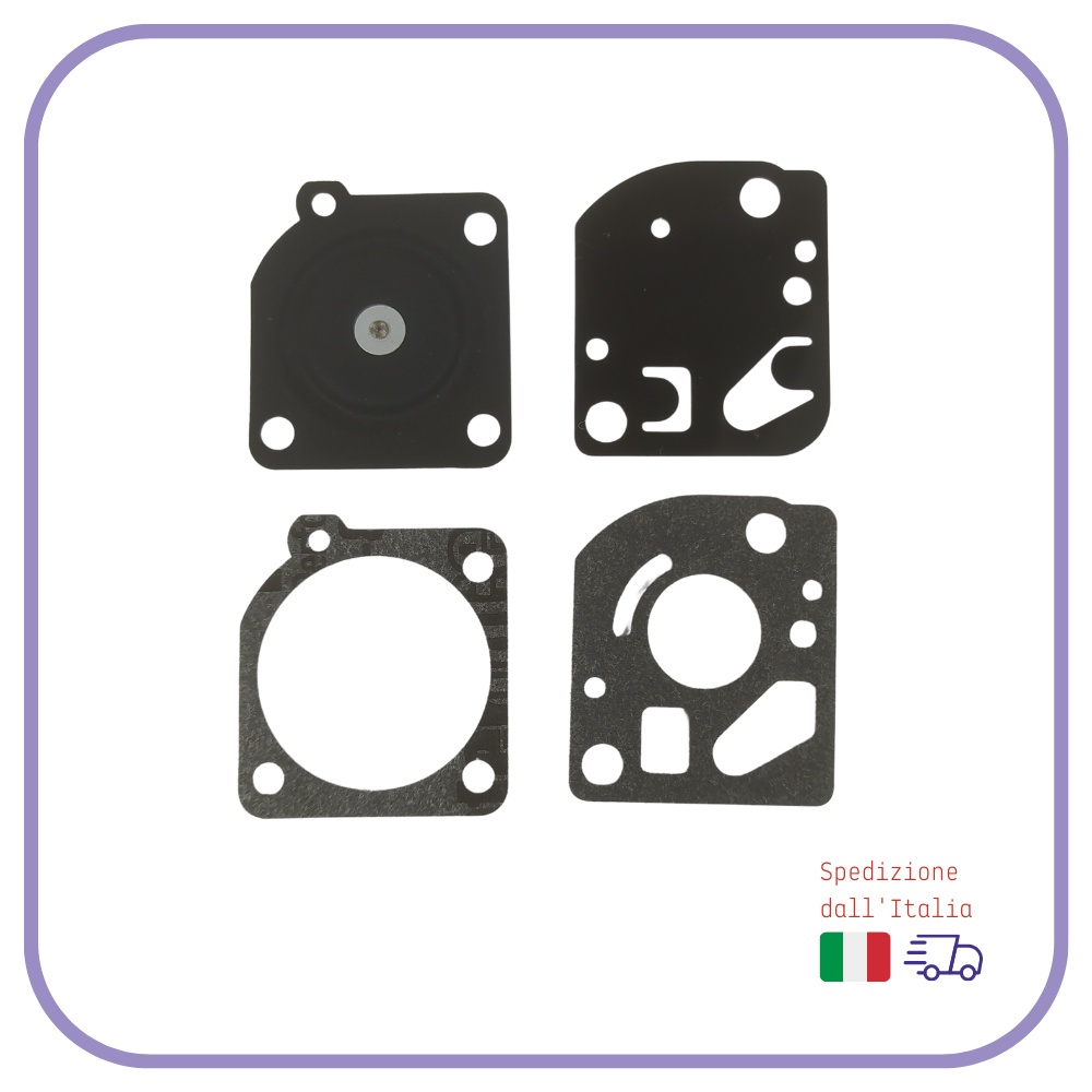 KIT MEMBRANE e guarnizione per carburatore Zama GND 41 decespugliatore efco echo