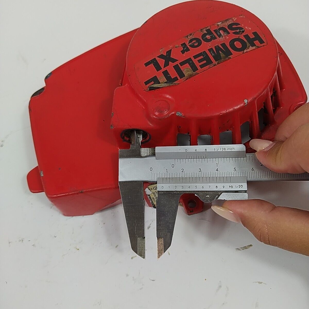 COPERCHIO E PULEGGIA avviamento PER MOTOSEGA HOMELITE SUPER XL ricambi usati