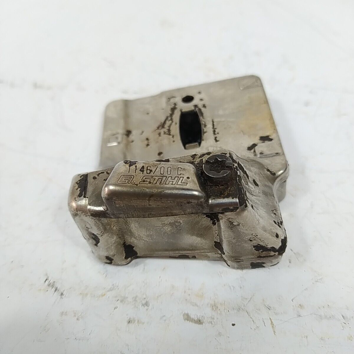 MARMITTA TERMINALE DI SCARICO PER MOTOSEGA STIHL MS 150  ricambi originali usati